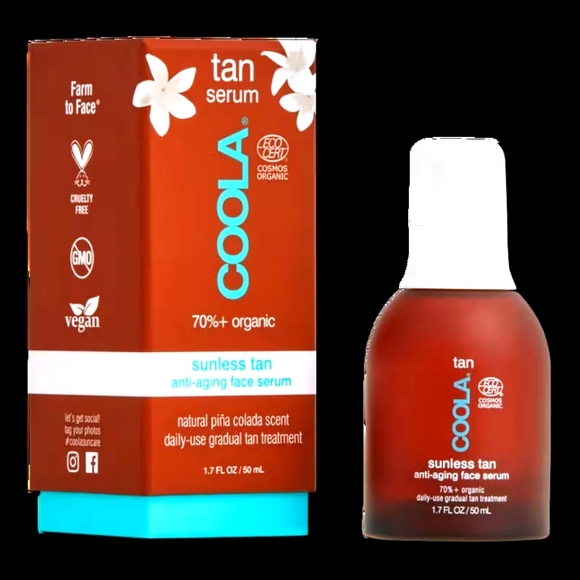 🩵🌞🤎COOLA Organic Sunless Tan Face Serum🤎🌞🩵 - Picture 1 of 5